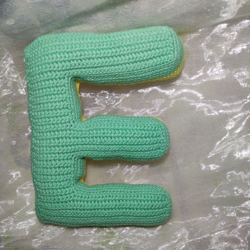 Jual Custom Alphabet / Custom Huruf / Boneka Rajut Huruf 3D | Shopee ...