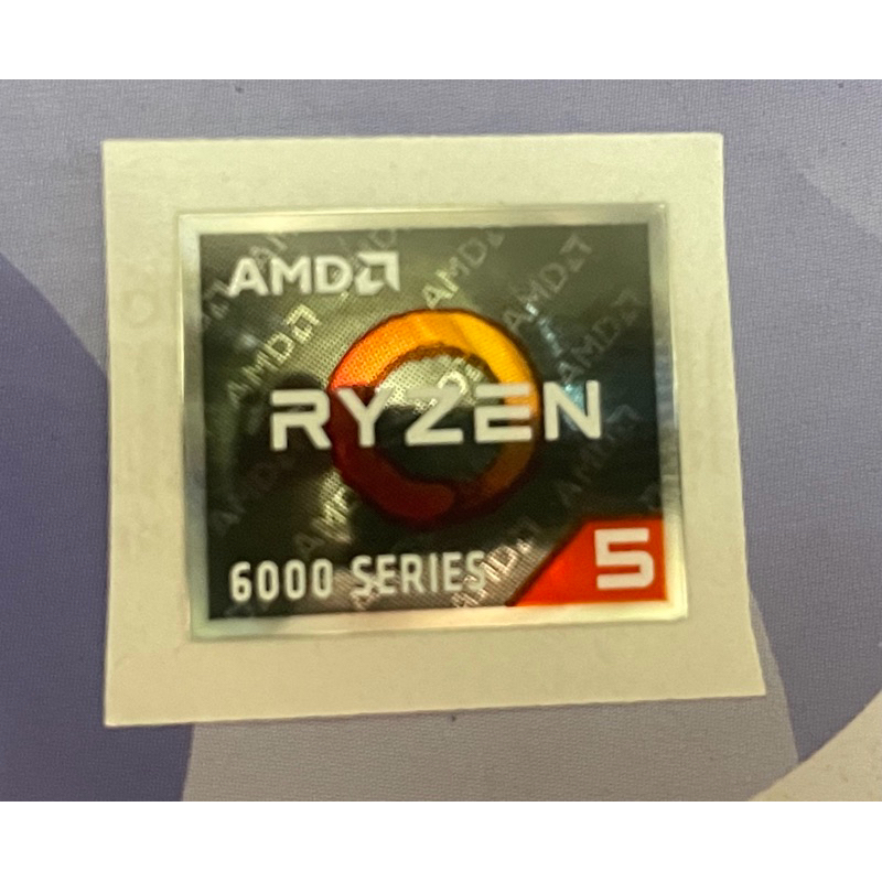 Jual Sticker stiker logo AMD Ryzen 5 6000 Series gen6 original | Shopee ...