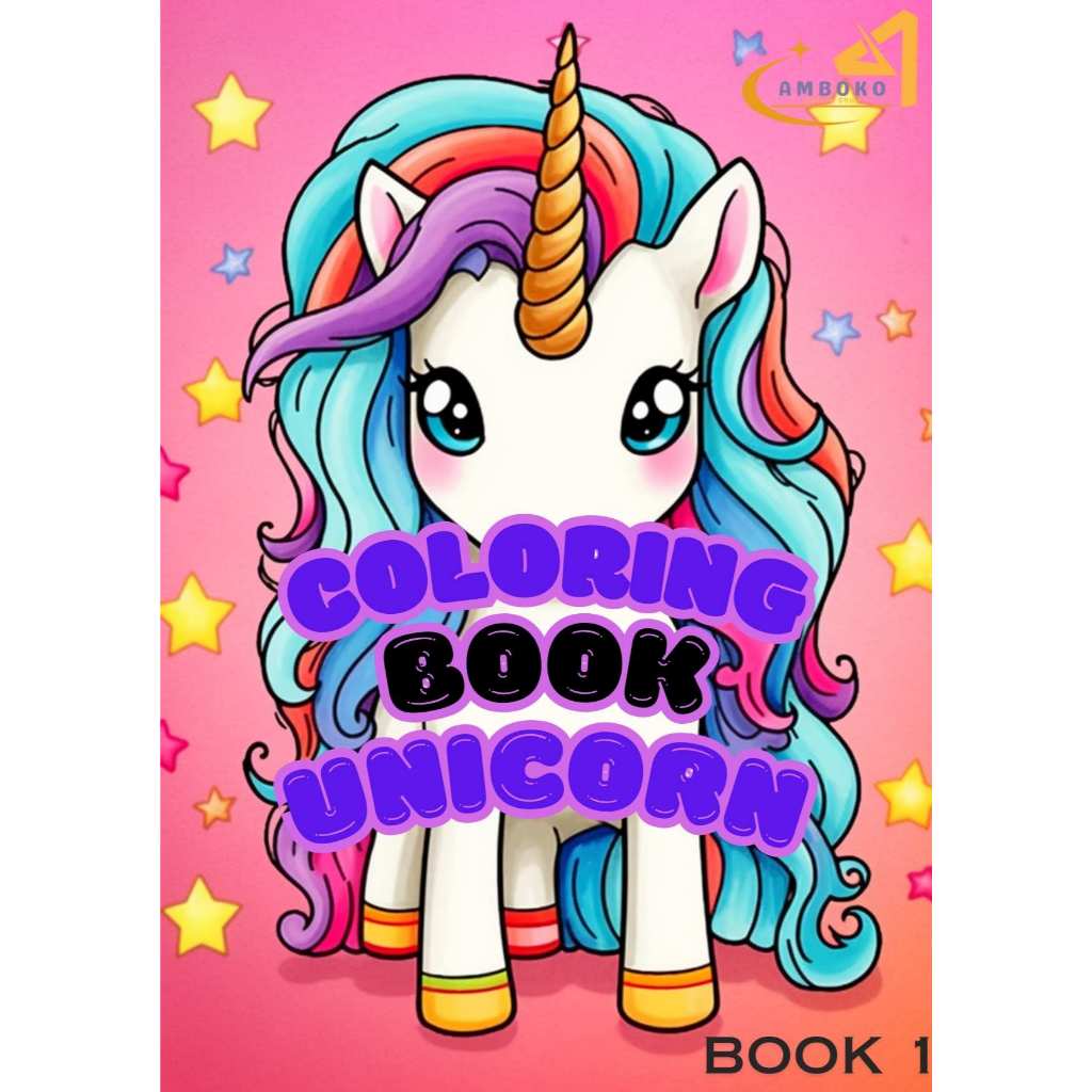 Jual Printable Worksheet Untuk Anak Mewarnai Fantasy Kuda Unicorn PDF ...