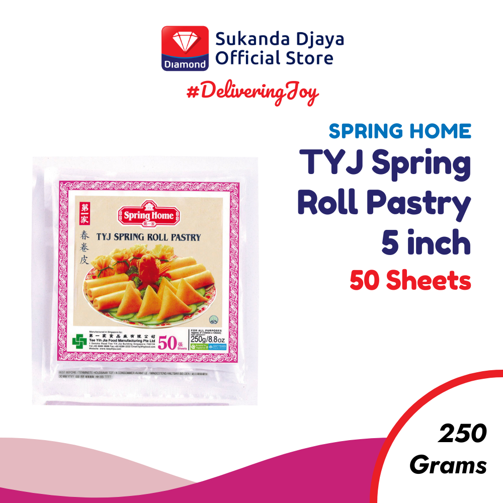 Jual Spring Home TYJ Spring Roll Pastry 5 inch 250 Gr | Shopee Indonesia