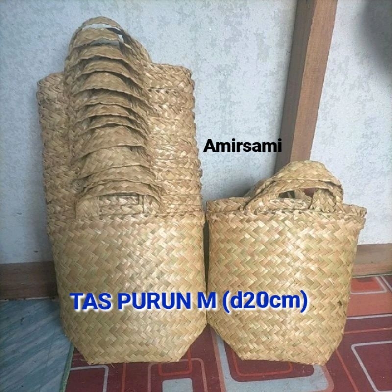 Jual TAS ANYAMAN PURUN M, Hampers & parcel | Shopee Indonesia
