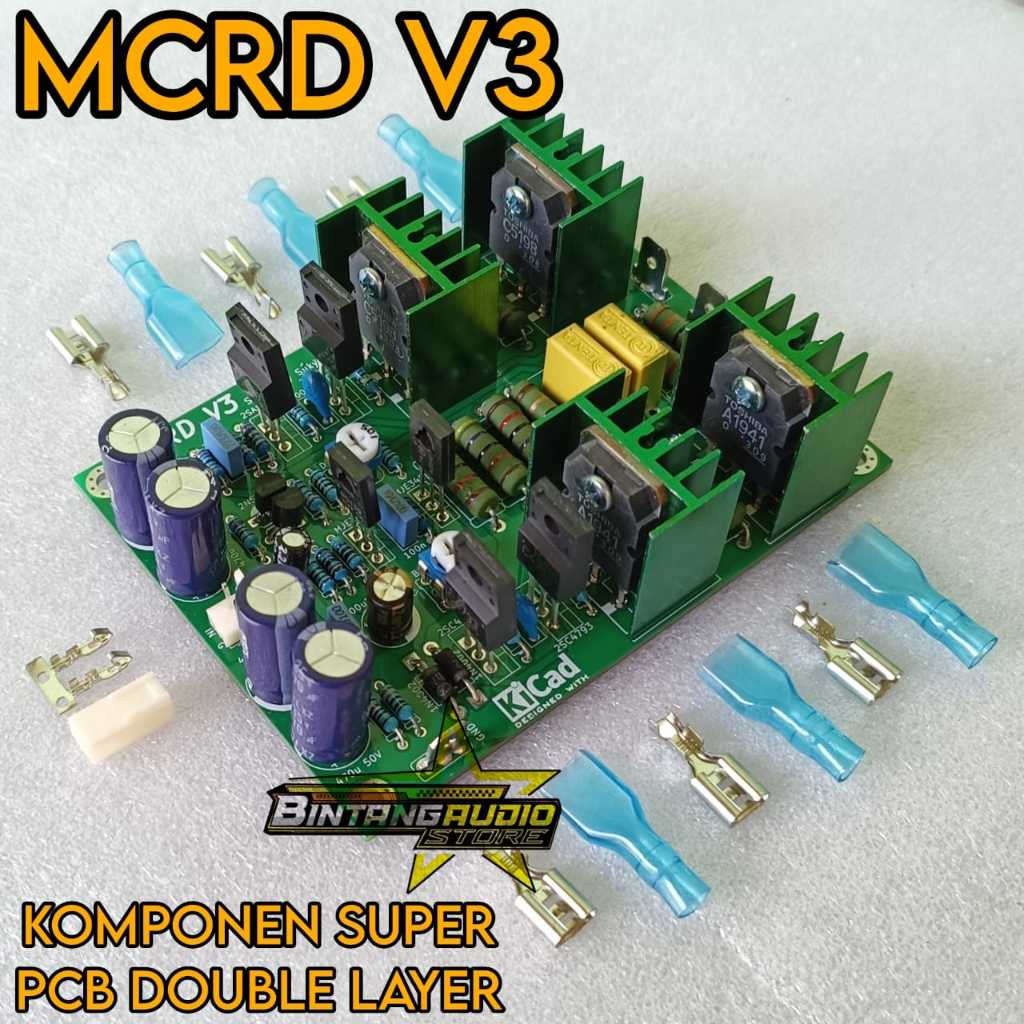 Jual Driver Power Amplifier MCRD V3 Fiberglass Mono Low Sub original