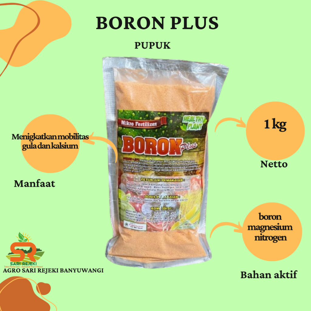 Jual BORON PLUS 1KG PUPUK MIKRO FERTILIZER | Shopee Indonesia