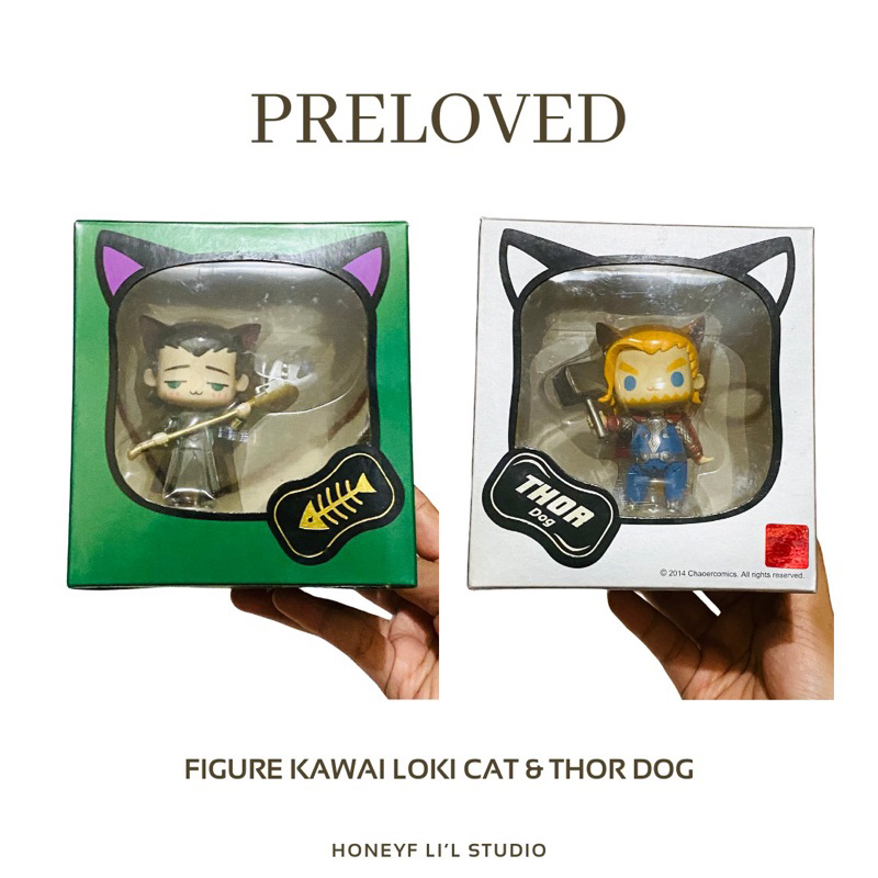 Thor Dog & Loki Cat フィギュアセット Thor Dog & Loki Cat フィギュアセット