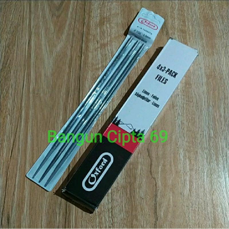 Jual oxford kikir bulat chainsaw 5.5mm 7/32 inch per 3 pcs | Shopee ...