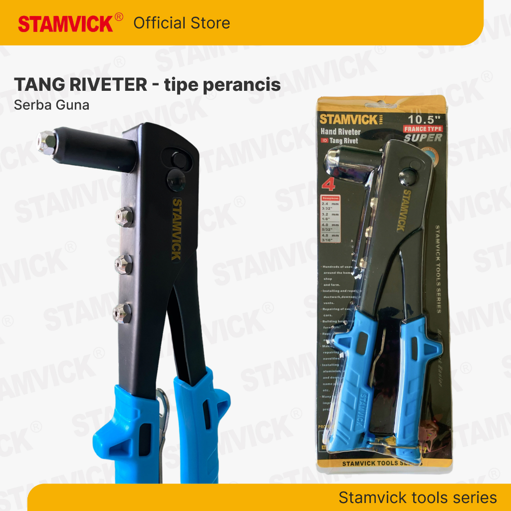Jual Tang Rivet Alumunium Stamvick Type Perancis - Tembakan Gun Stang ...