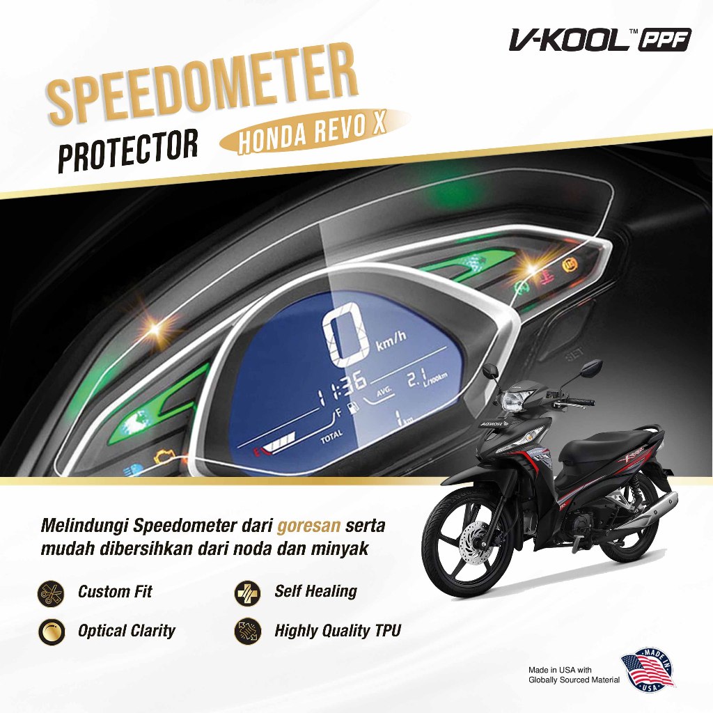 Jual V-KOOL PPF Speedometer Honda Revo X 2021-2022 | Shopee Indonesia