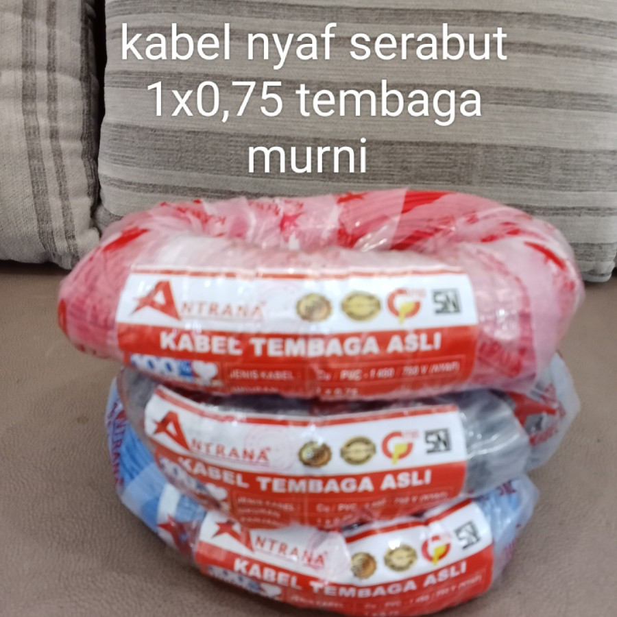 Jual Kabel Auto Wire Mobil Cable Otomotif Elektrik NYAF AV 0.75 mm ...