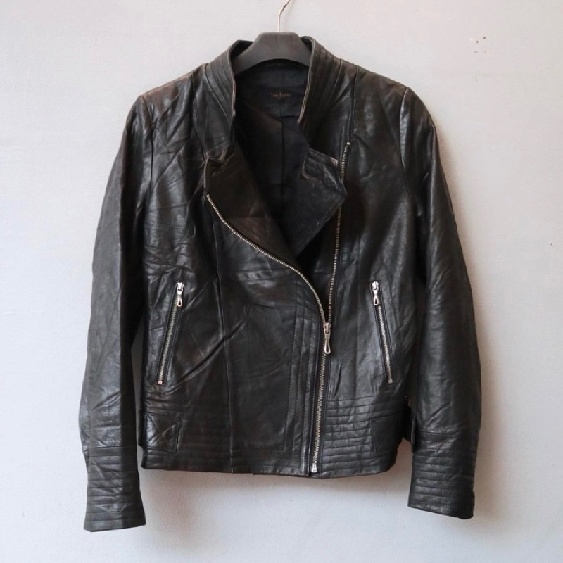 Jual Jaket kulit motor ramones biker rider outer Pl bekas preloved ...