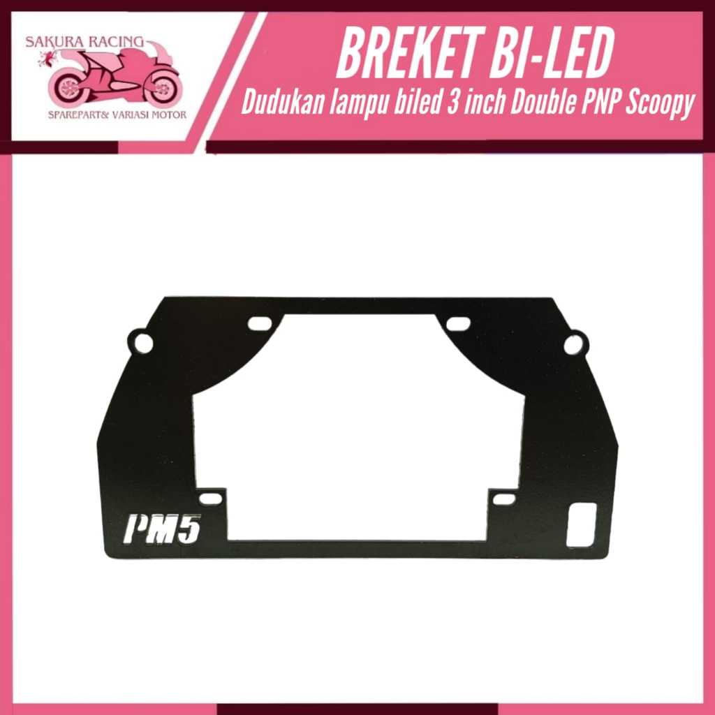 Jual Breket Biled Bracket dudukan Lampu Biled 3 inch PNP Scoopy ...
