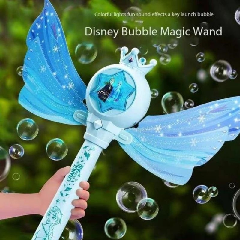 Jual Frozen magic bubble wand bubble gun mainan anak gelembung sabun ...