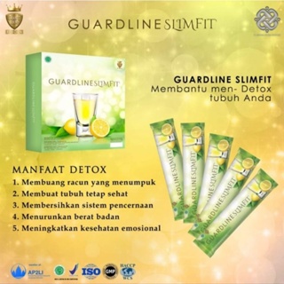 Jual Guardline Slimfit 1 Box Isi 10 Sachet Rasa Lemon Detox Slimfit ...
