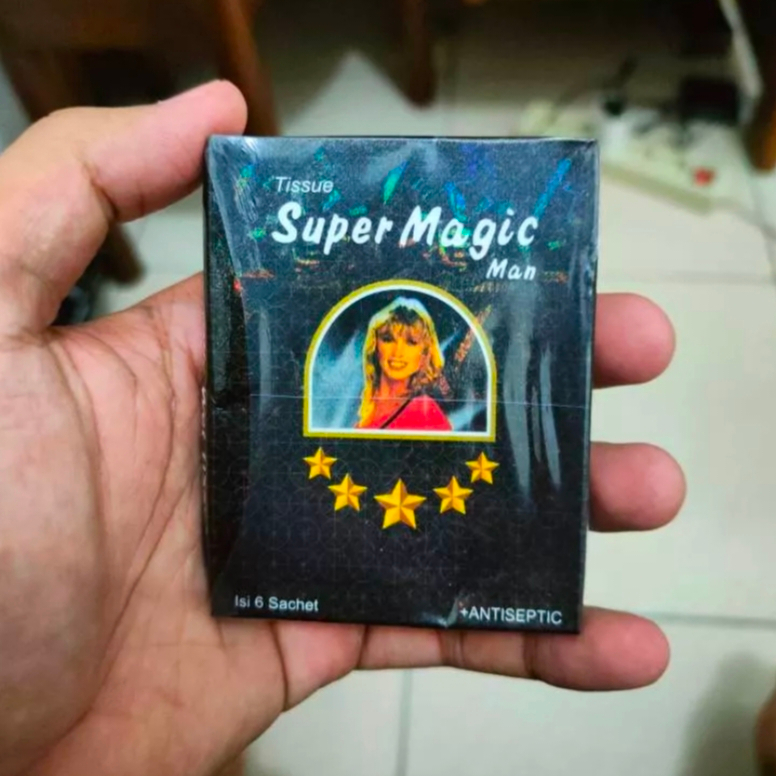 Jual Tisu megic tahan lama - tissu super magic hitam man | Shopee Indonesia
