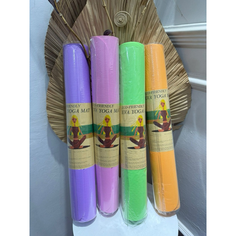 Plane Multicolor Eva Yoga shops nonelastic Mat