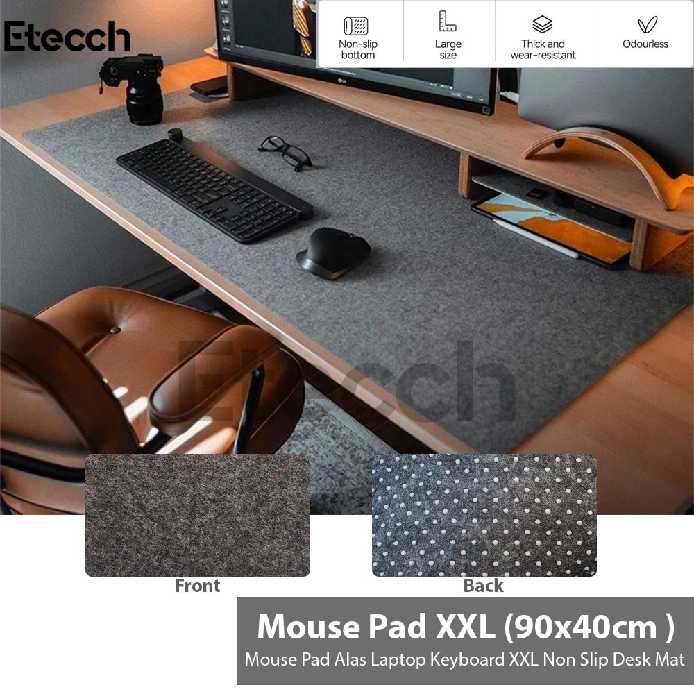 Jual Mouse Pad Alas Laptop Keyboard XXL Non Slip Desk Mat 90x40 cm ...