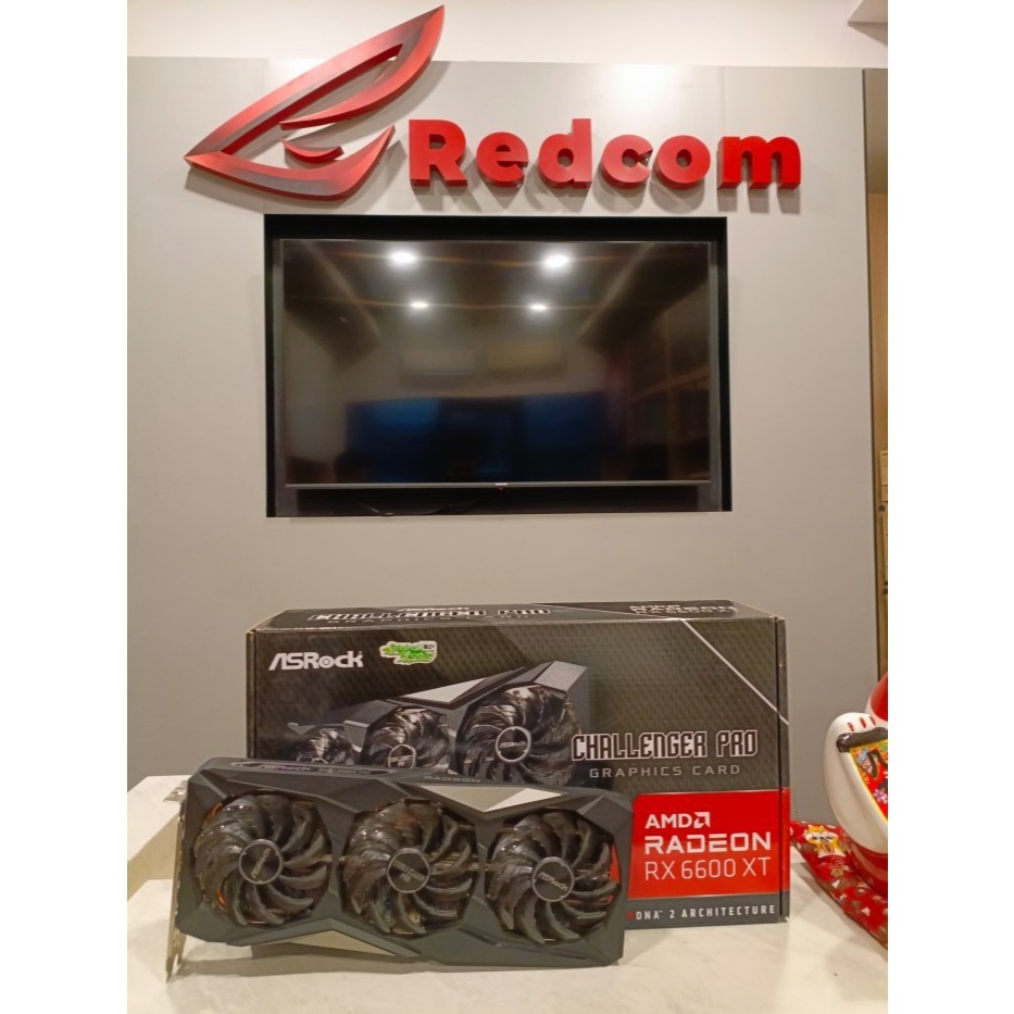 Jual VGA AMD ASROCK RX 6600 XT / RX 6600XT Challenger Pro 8GB Triple ...