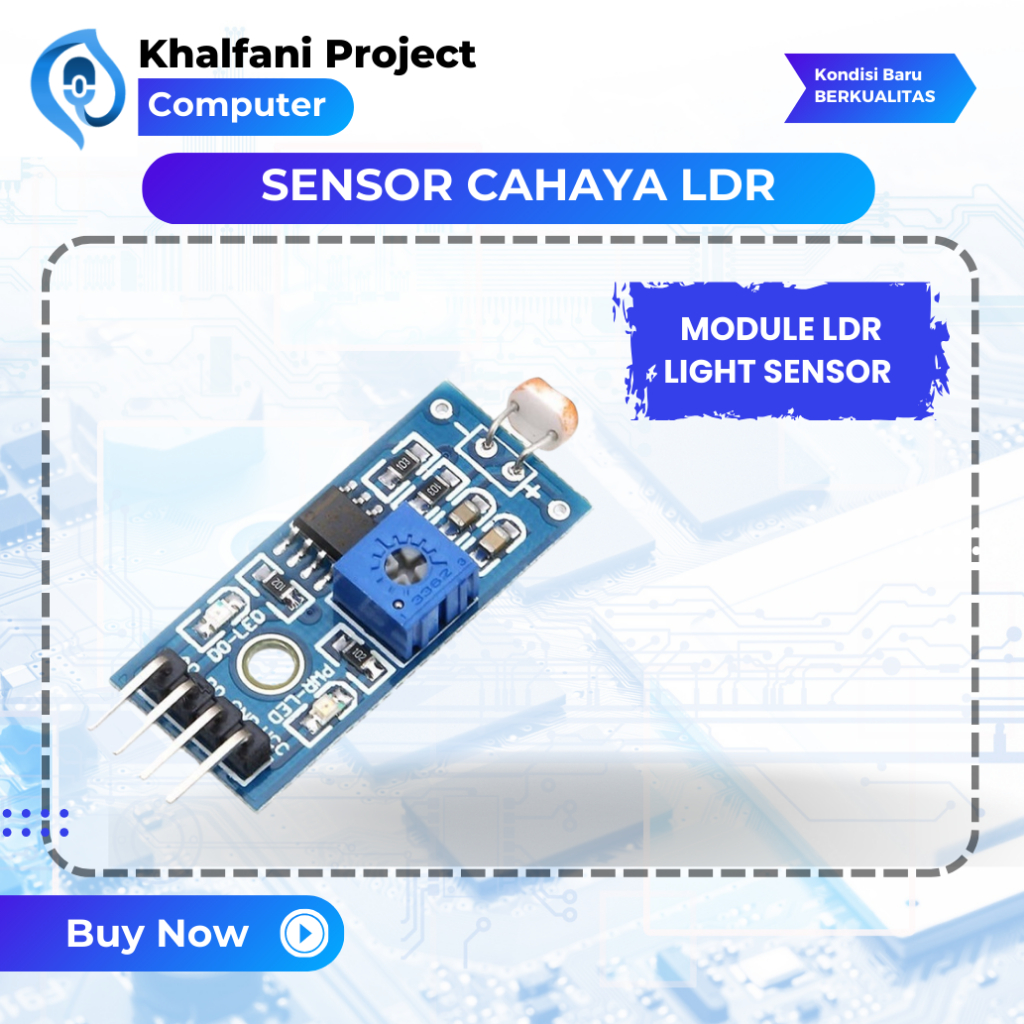 Jual Sensor Cahaya dengan LDR Modul Untuk Projek Arduino dan IoT ...