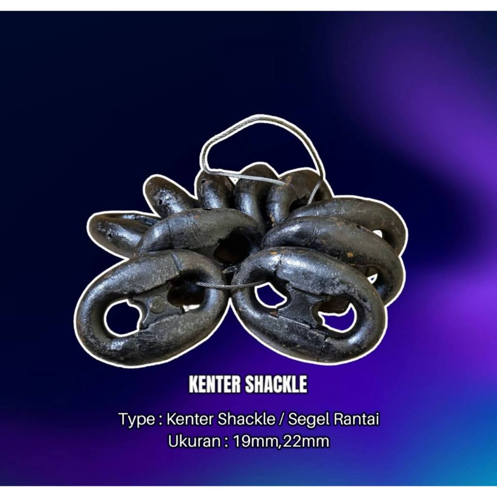 Jual Segel rantai / Kenter shackle / Sambungan rantai jangkar | Shopee ...