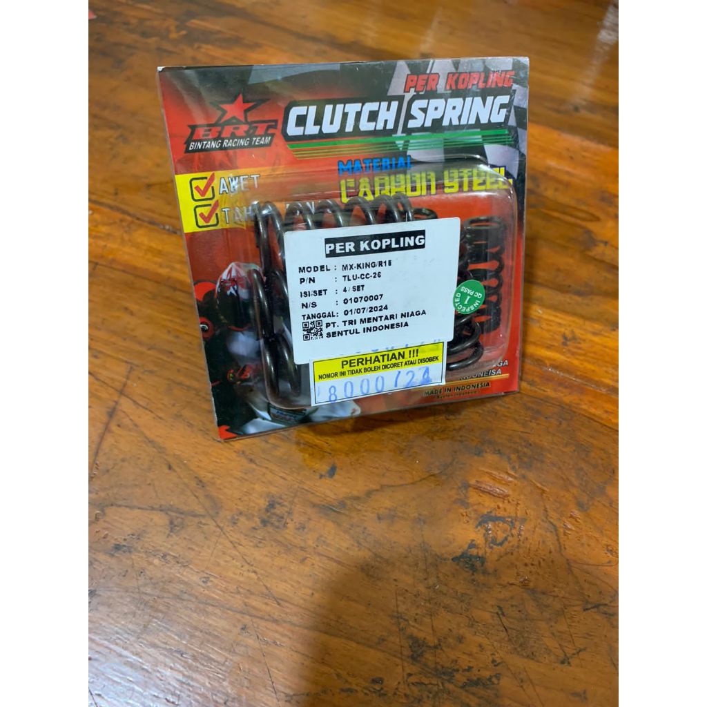 Jual PER PIR KOPLING SPRING CLUTCH BRT RACING MX KING R15 VIXION ...