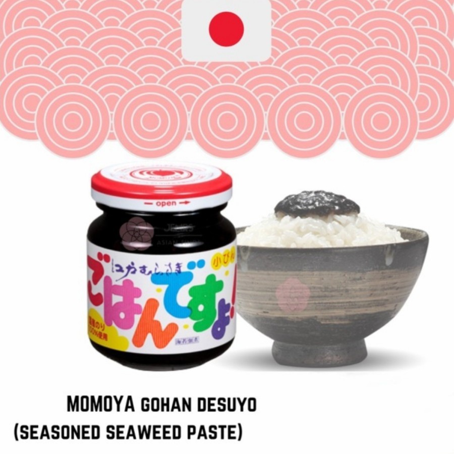 Jual MOMOYA Gohan Desuyo /[Pasta Rumput Laut Berbumbu 180gr | Shopee ...
