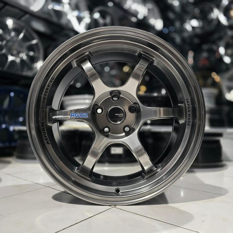 Jual velg mobil flow forming ring 18 ADVAN RG D2 lebar 9,5 velg R18 ...