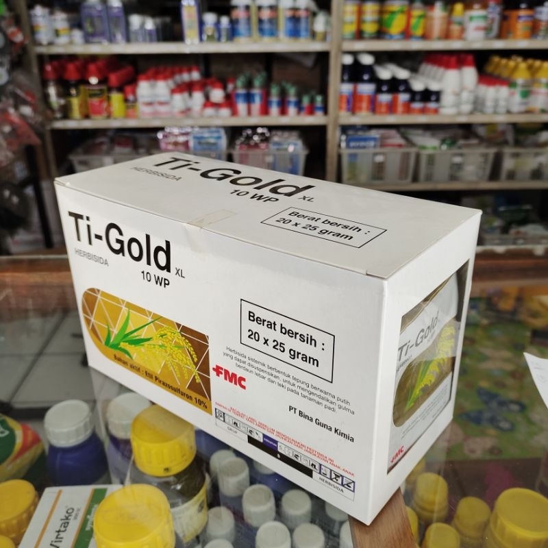 Jual Herbisida Ti Gold Ti-Gold 1 Pack Isi 20 Pcs x 25 Gram | Shopee ...