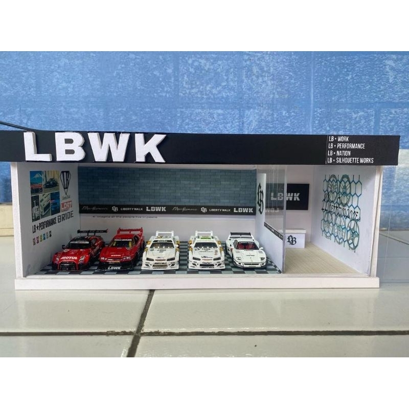 Jual DIORAMA LBWK GARAGE SHOWCASE SKALA 1:64 | Shopee Indonesia