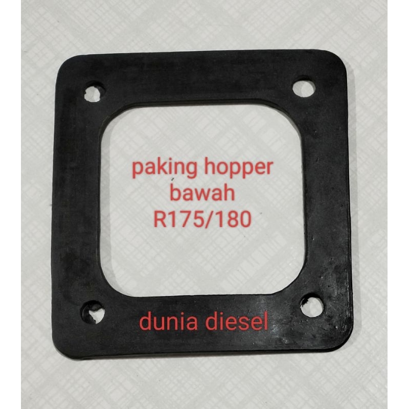 Jual paking hopper bawah R175 R180 mesin diesel 7pk 8pk paking karet ...