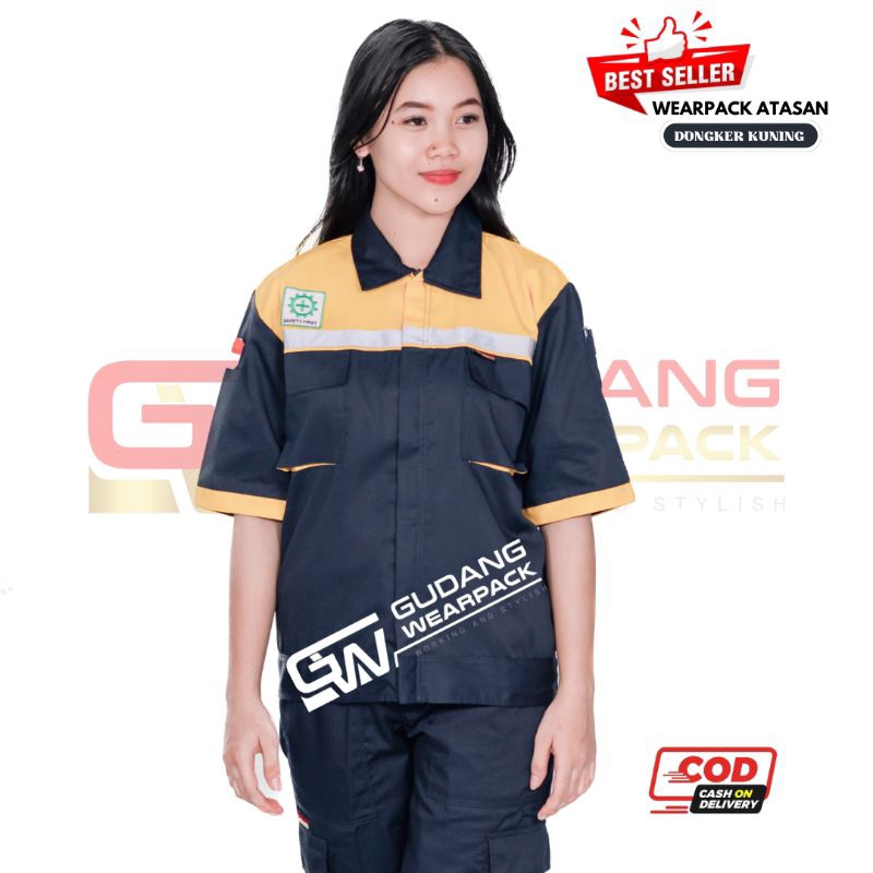Jual WEARPACK ATASAN Gudang Wearpack - Baju Kerja Proyek lengan pendek ...