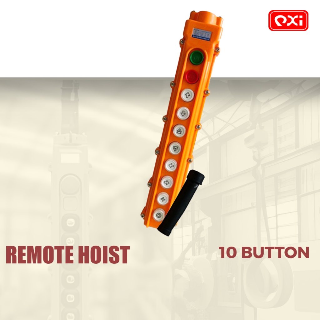 Jual Remote Hoist Button Control 10 Tombol / Remot Crane Push Button ...