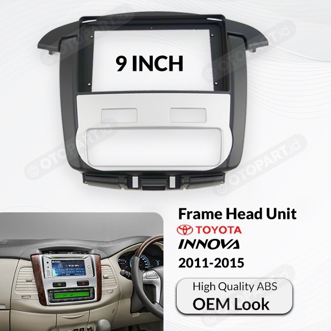 Jual Frame head unit mobil innova 2011-2015 9 inch | Shopee Indonesia