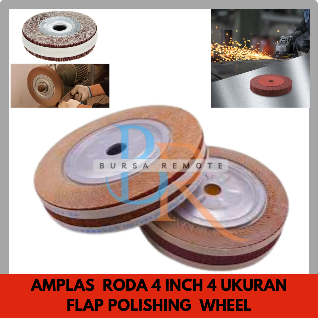 Jual Tatakan Amplas Roda 4 Inch 4 Ukuran Polishing Wheel | Shopee Indonesia