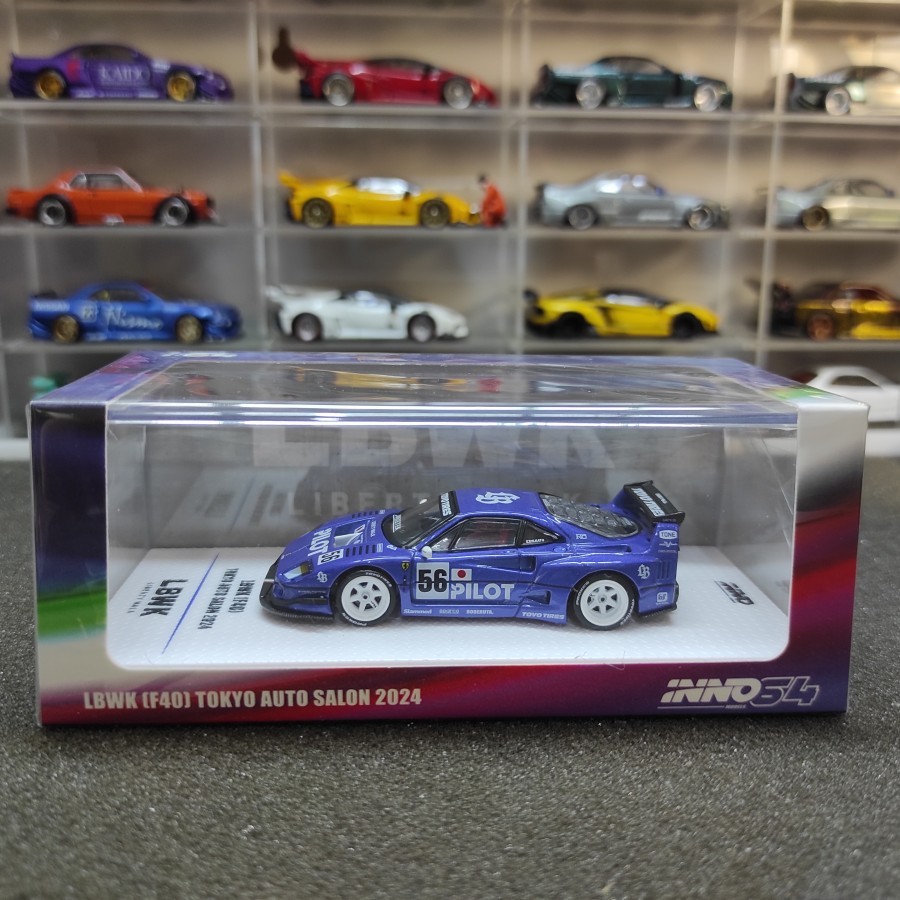 Jual INNO64 LBWK F40 Tokyo Auto Salon 2024 #56 Blue | Shopee Indonesia
