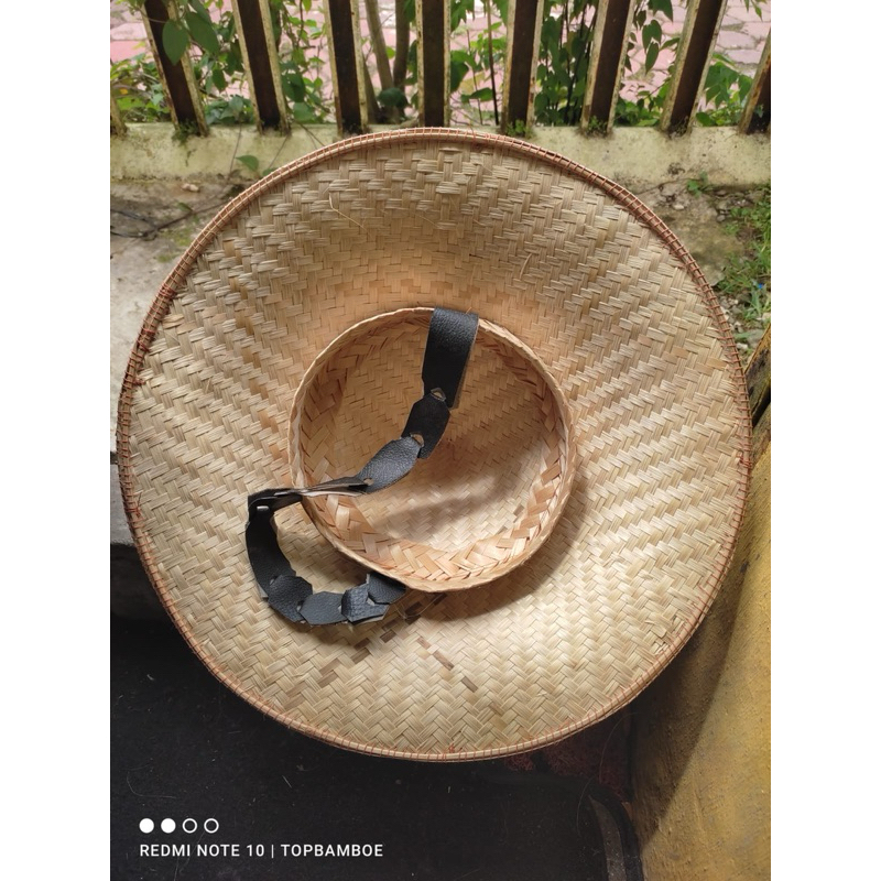 Jual Topi capil/caping bambu diameter 42 cm | Shopee Indonesia