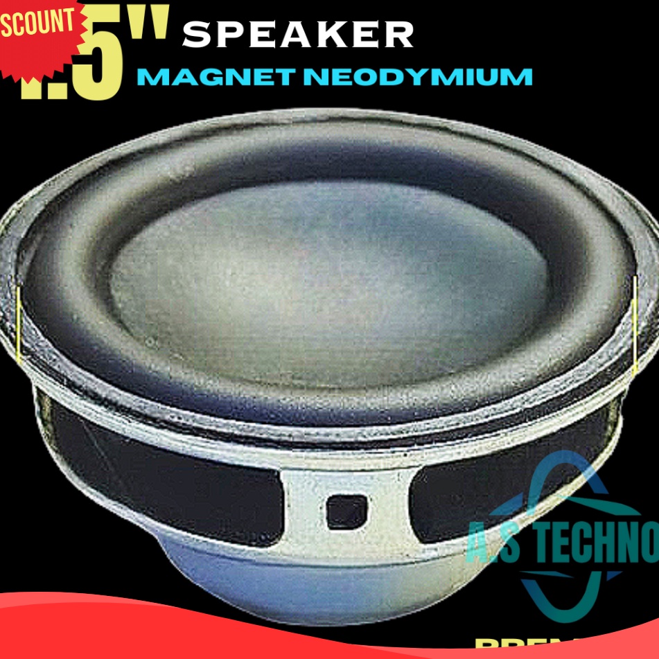 Jual Stok Terbaru Speaker Full Range Bass Inch Mm Neodymium Hifi Watt Ohm Shopee