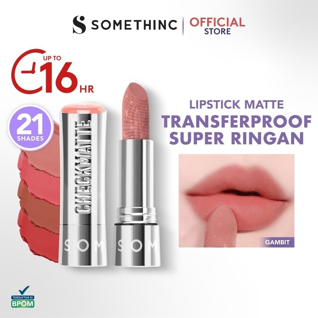 Jual SOMETHINC Checkmatte Transferproof Lipstick | Shopee Indonesia