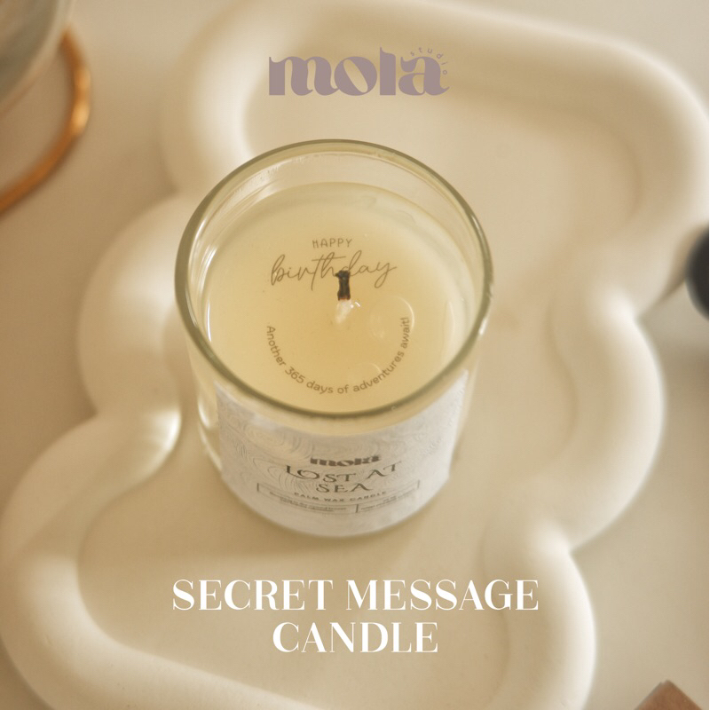 Jual CUSTOM SECRET MESSAGE CANDLE 65 gr | LILIN AROMATERAPI DENGAN ...