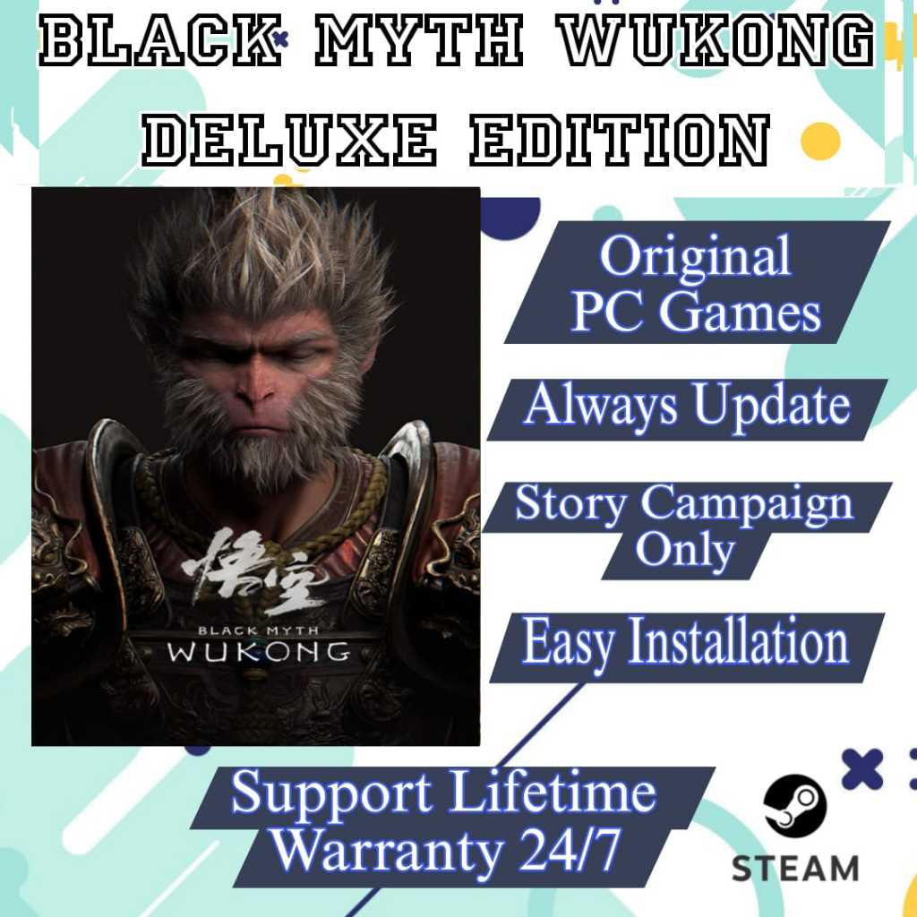 Jual BLACK MYTH WUKONG DELUXE EDITION PC ORIGINAL | Shopee Indonesia