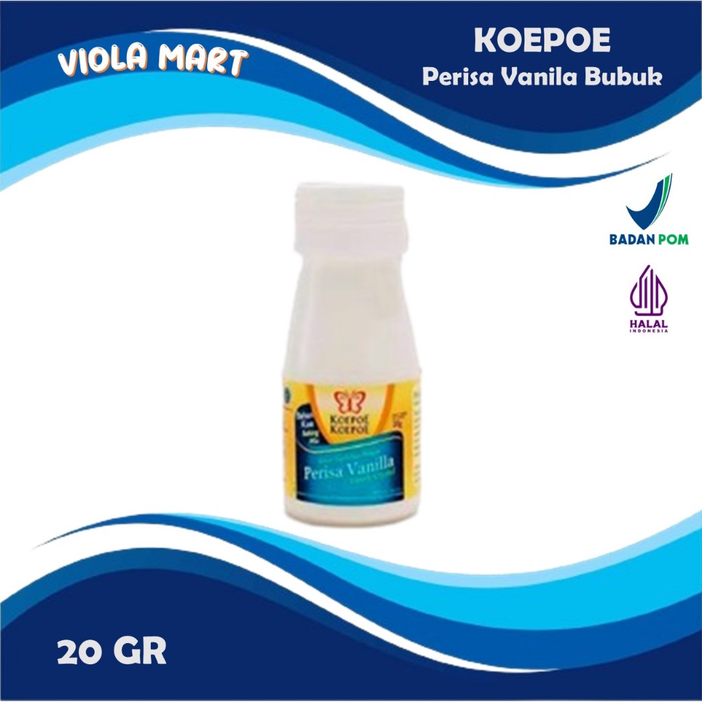 Jual Perisa VANILLA KOEPOE KOEPOE 20gr (Kemasan Botol) / Penguat Rasa ...