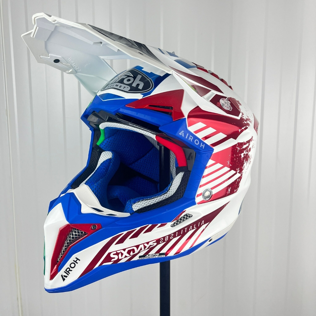 Jual Helm Airoh Aviator 3 Six Days 2021 Italy Limited Edition 