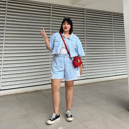  Denim One-Set 