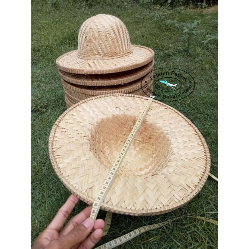 Jual Topi bambu / Capil buyuk (peneduh kepala) | Shopee Indonesia