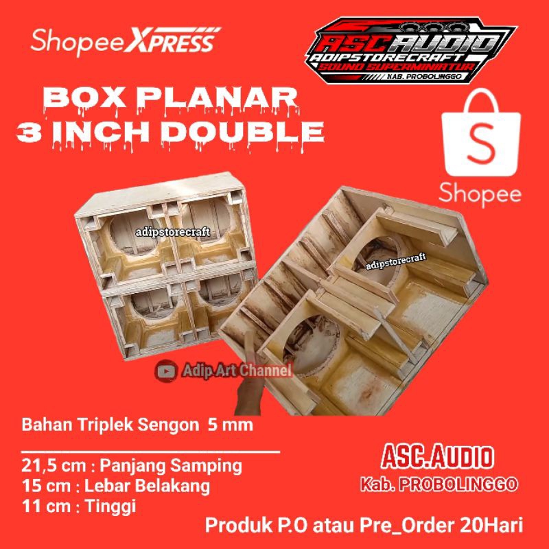 Jual Box Planar 3 inch double | Shopee Indonesia