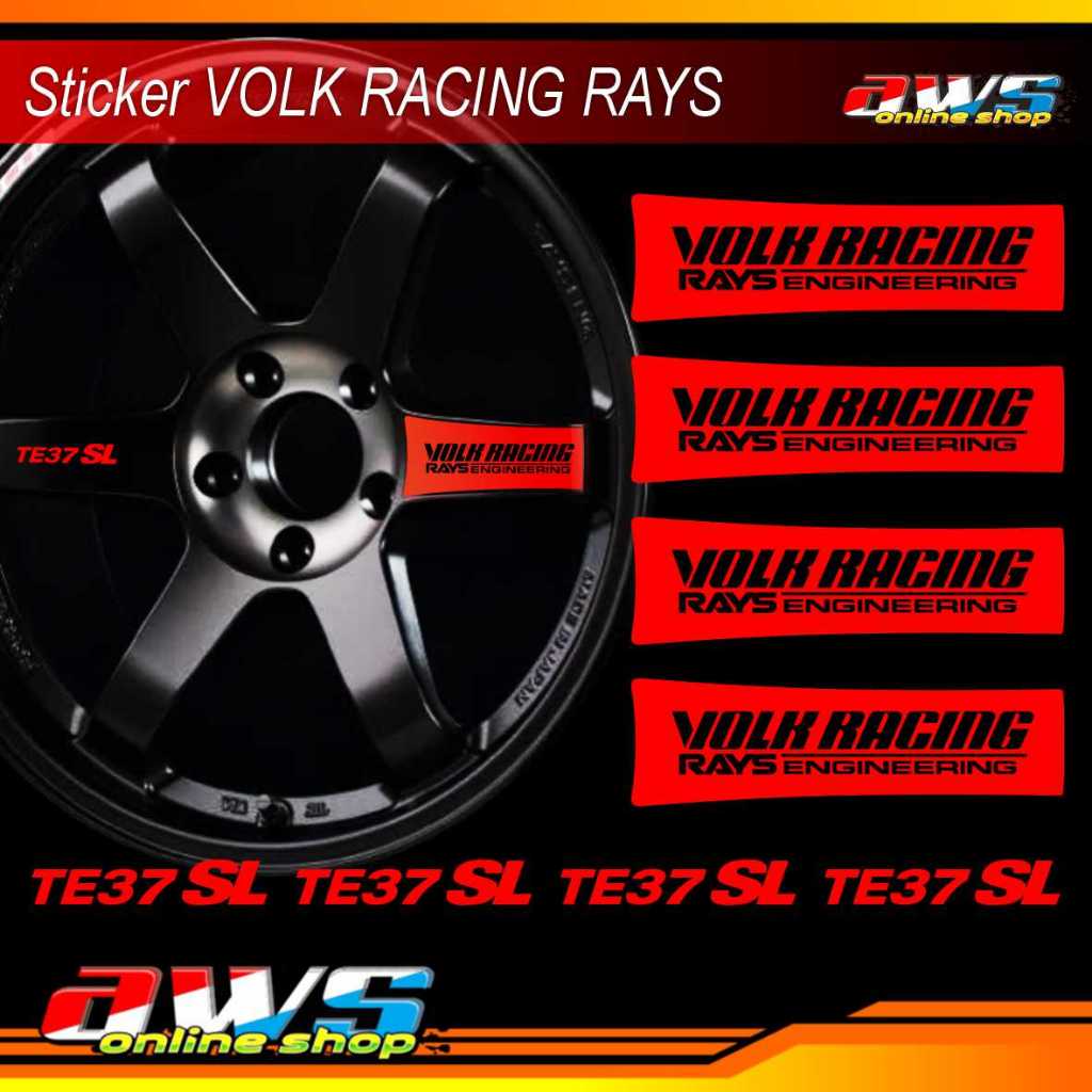 Jual Sticker Velg Volk Racing | Shopee Indonesia