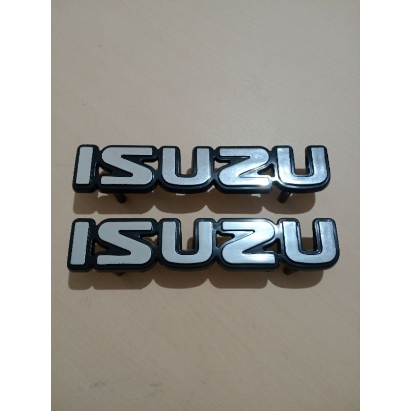 Jual Logo tulisan Isuzu / Emblem Isuzu | Shopee In…