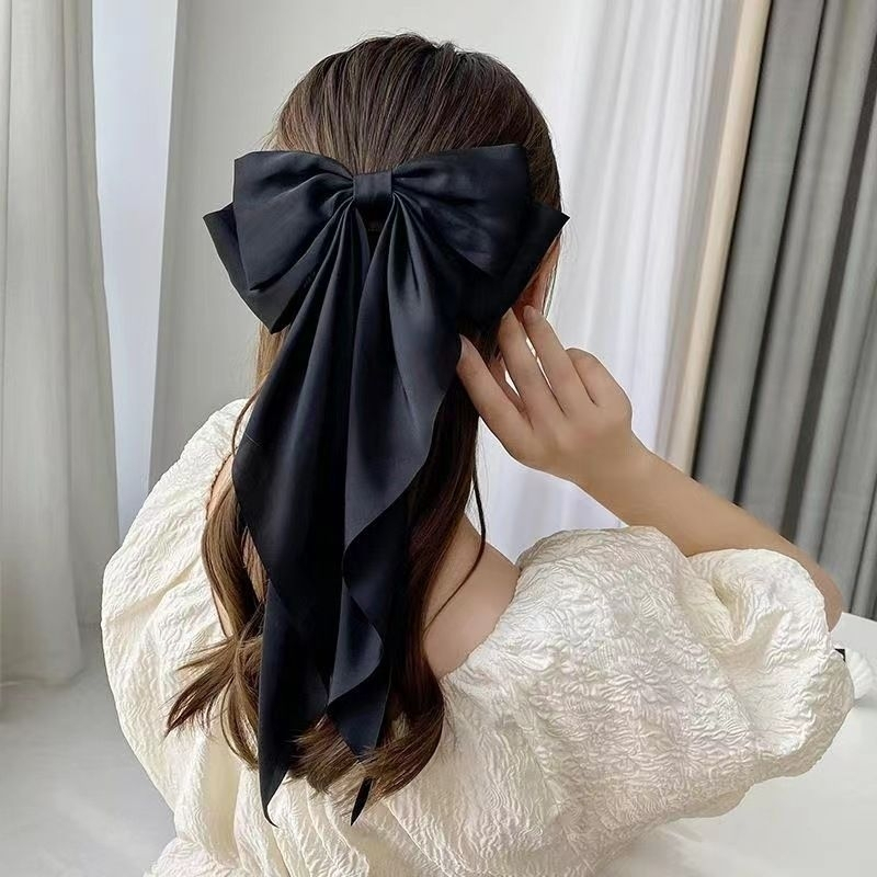 Jual MURMURE I JEPIT RAMBUT PITA BESAR ELEGAN PANJANG PITA RAMBUT ...