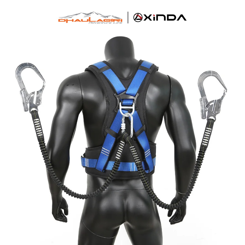 Jual XD Rope PJ36 - Lanyard Safety Rope Body Harness Double Hook ...
