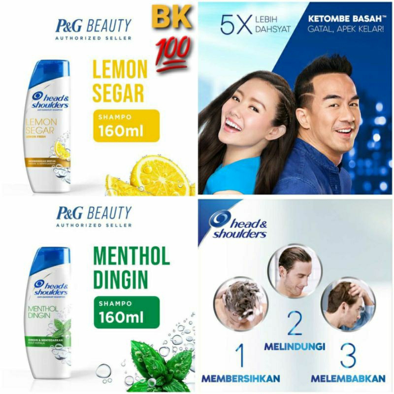 Jual HEAD&HOULDERS SAMPO NO. 1 DIDUNIA 160 ML Sampo Untuk Menghilangkan