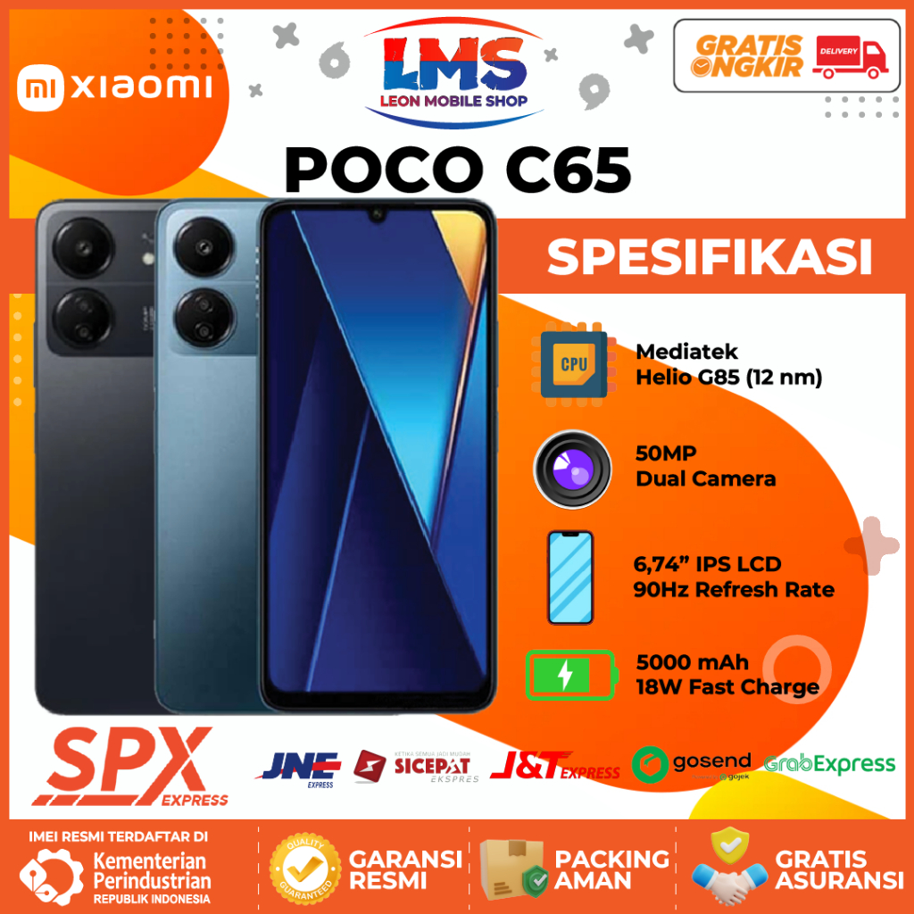 Jual Xiaomi Poco C65 [6GB+128GB] [8GB+256GB] - Garansi Resmi 1 Tahun ...