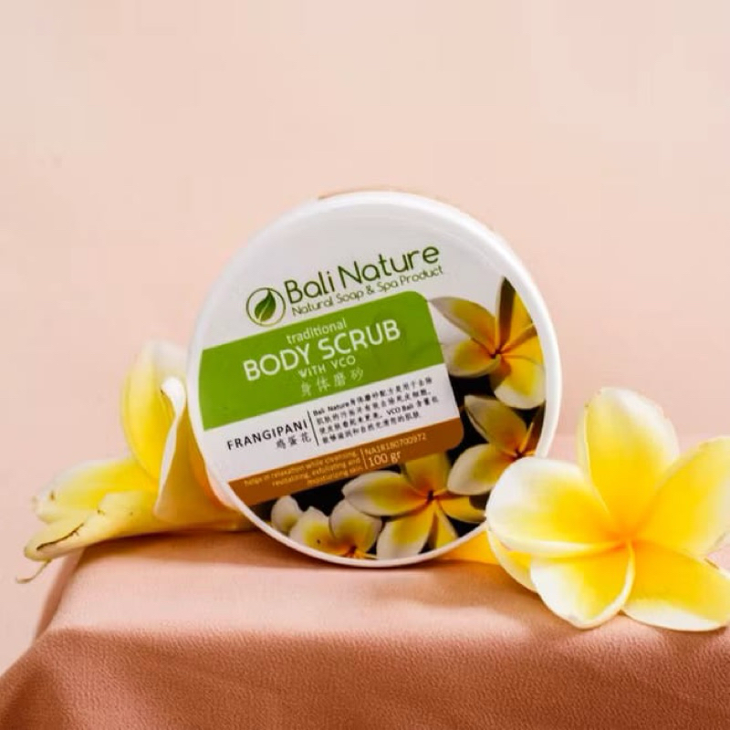 Jual Frangipani Body Scrub - Lulur Badan Frangipani - Bali Nature ...